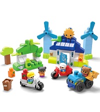 とんがりトムテ と お家 セット　北欧 ペーター・テリーン 　ゆプM312 Amazon.co.jp: メガブロック(MEGA BLOKS) グリーンタウン 自然