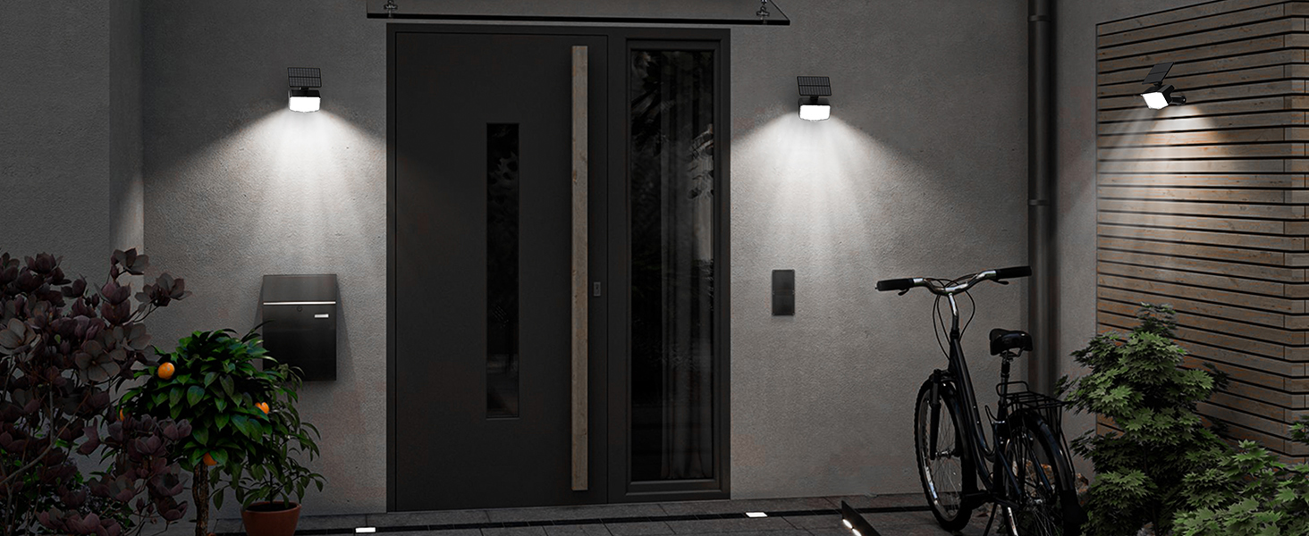 solar porch lights