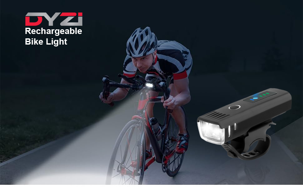 Bike Lights USB Rechargeable Ultra Bright Front & Back Bike Light