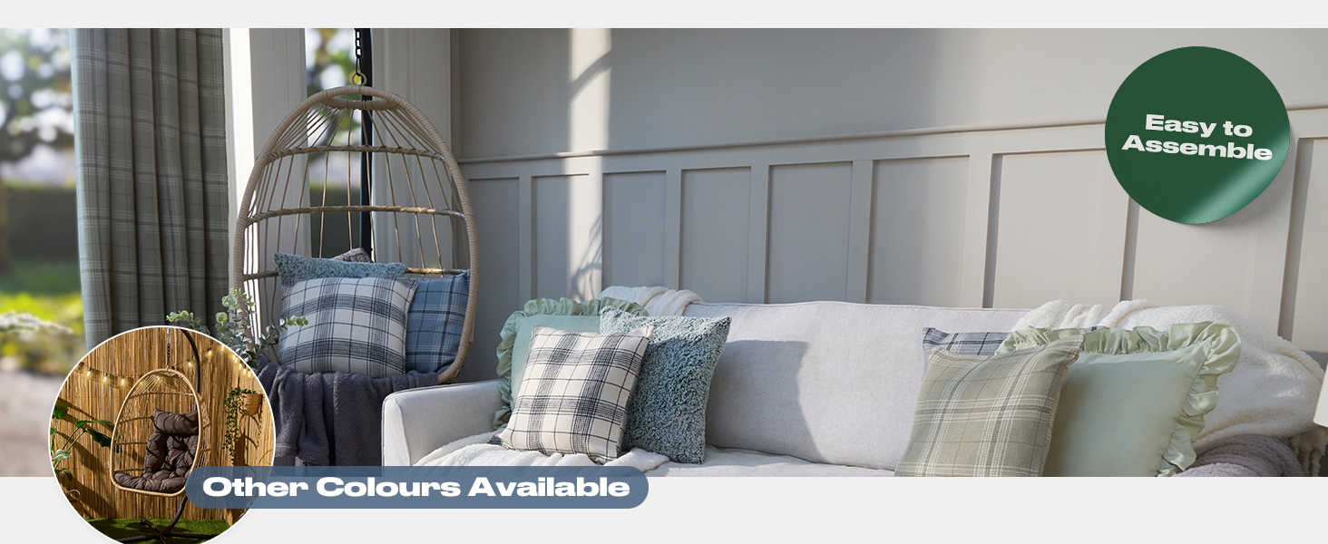 swinging Egg chair, hanging chairs for bedrooms, Egg chair amazon, swinging Egg chair indoor garden