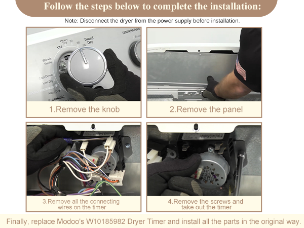 Amazon.com: Upgraded W10185982 Dryer Timer Compatible with