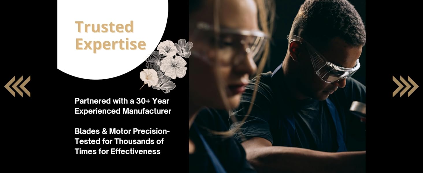 Trusted Expertise Partnered with a 30+ Year Experienced Manufacturer