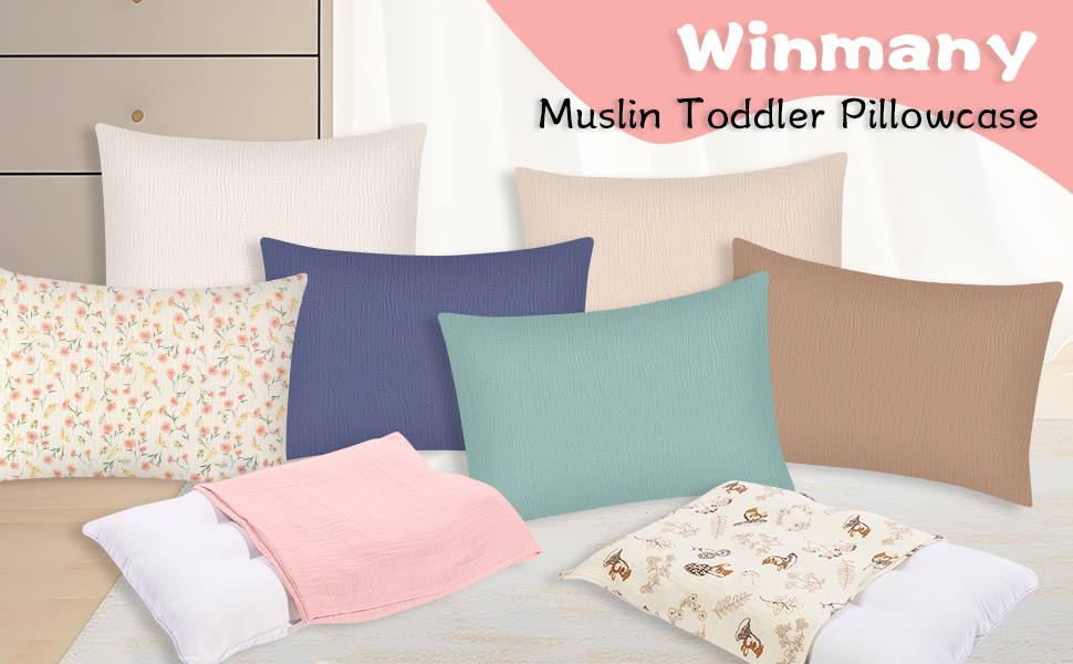 Toddler Muslin Pillowcase