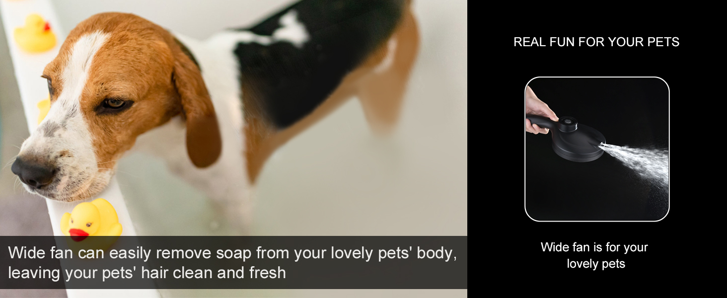 shower head for dog