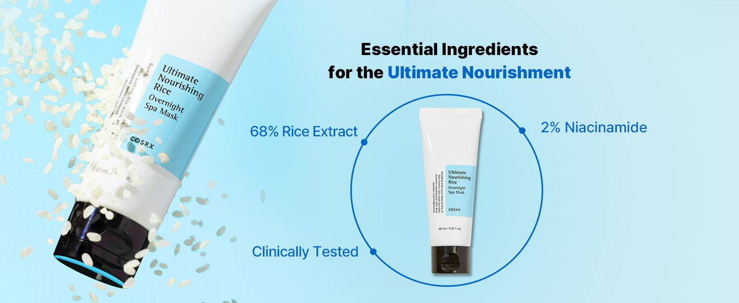 essential ingredients ultimate nourishment rice extract clinically tested niacinamide korean 