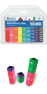 Amazon.co.jp: ラーニング リソーシズ 算数教材 [分数 小数%が