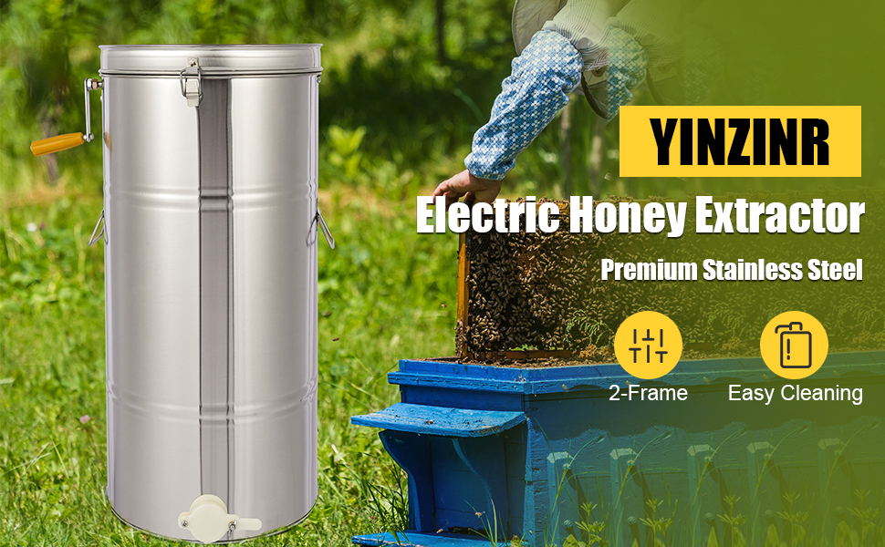 YINZINR Elektrischer Honigschleuder-Separator