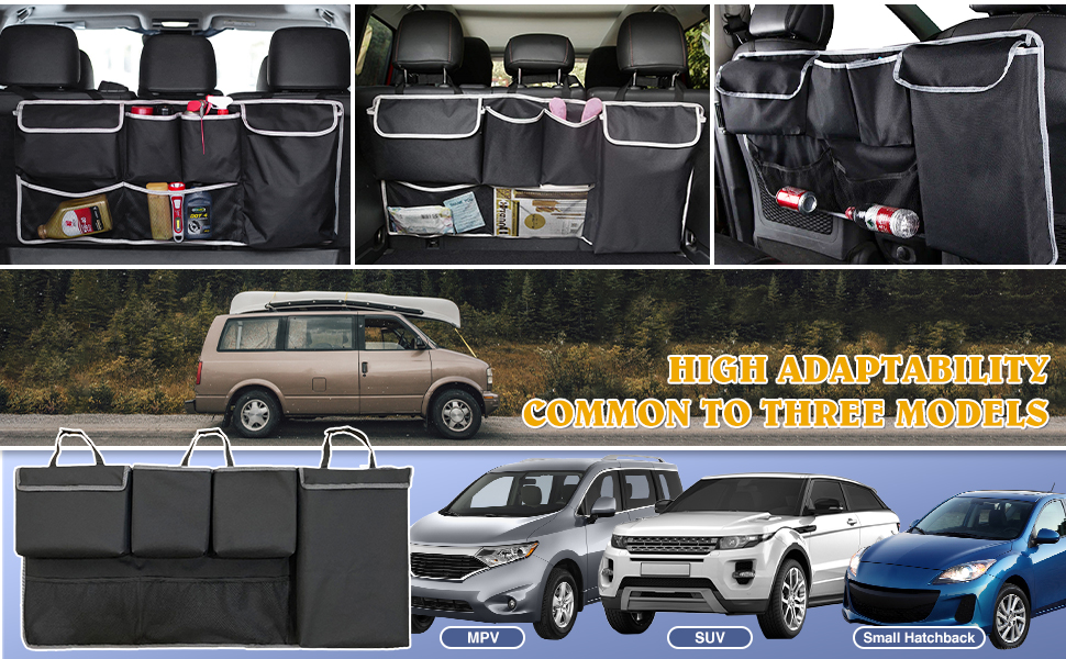 ElekTonny Trunk Organizer for SUV,Car Organizers and Storage Back Seat