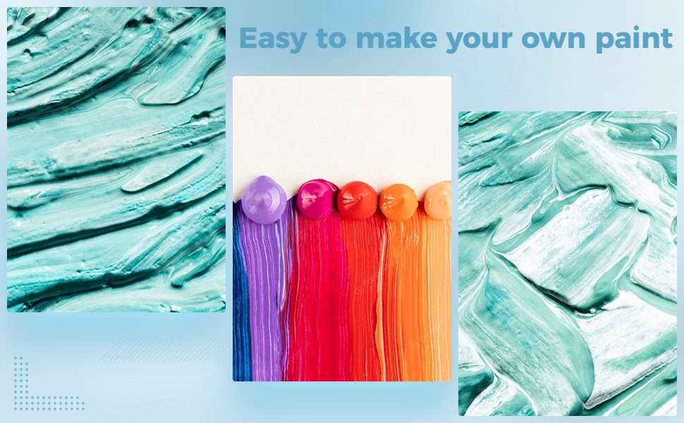 Homaisson Glass Muller 2Pcs (1.96"& 2.75"), Making Paint