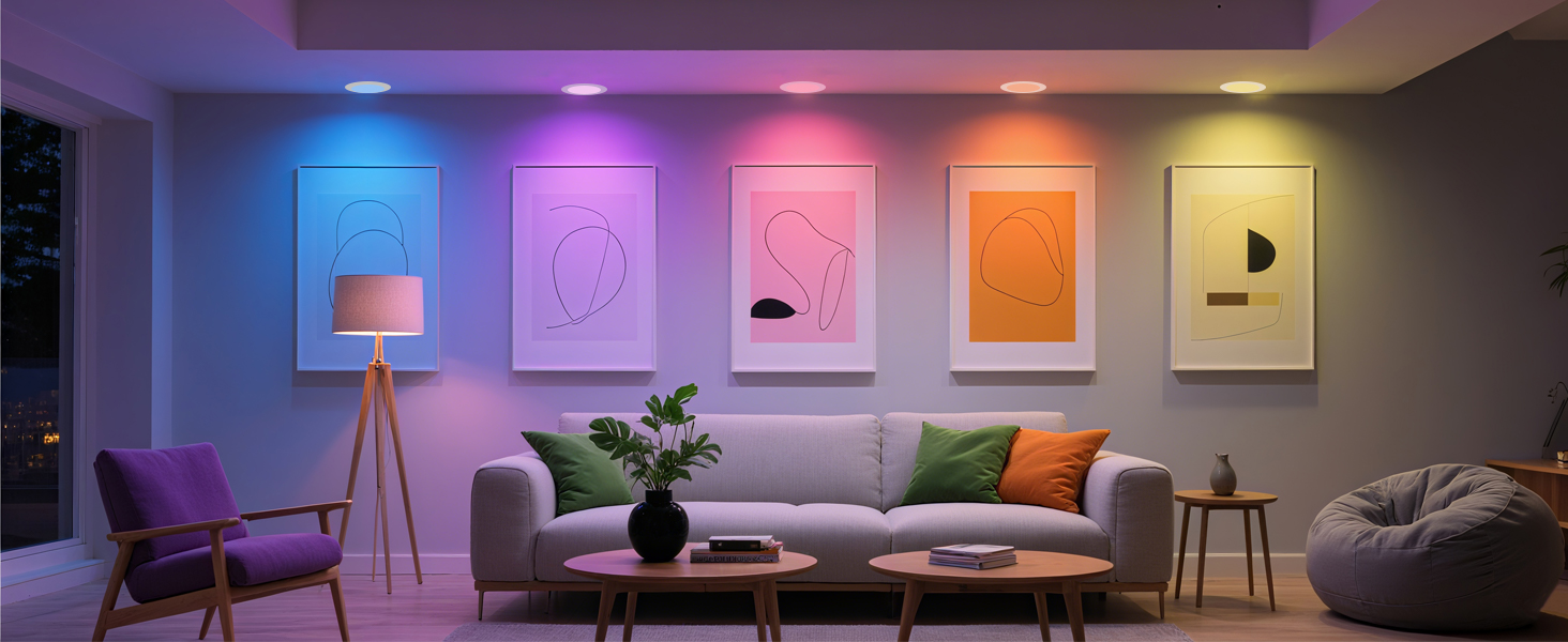 Smart recessed lighting