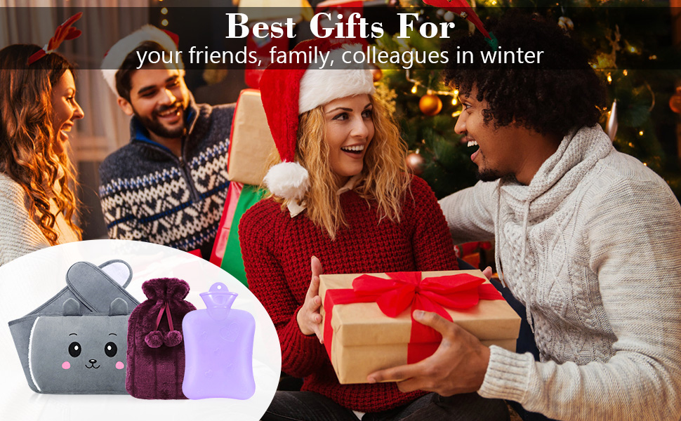 Christmas hot warm water bottle,Valentine's Day,Birthday gifts