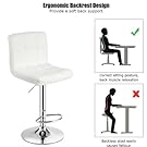 Bar stool,bar chair,office chair,kitchen,white,black,adjustable,chrome base,360 swivel,up and down