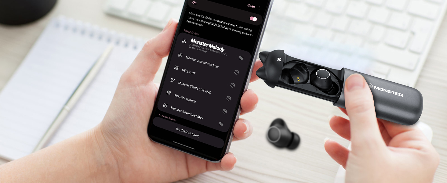 wireless earbuds