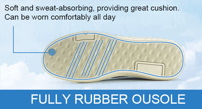 soft and sweat-absorbing outsole