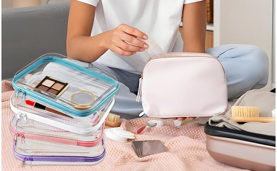 Clear Pouches with Zipper