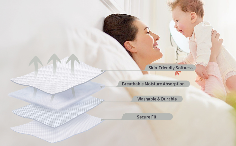 VaVaSoo Breathable Mattress Protector, 32''x20'' Fit for Most Mainstream