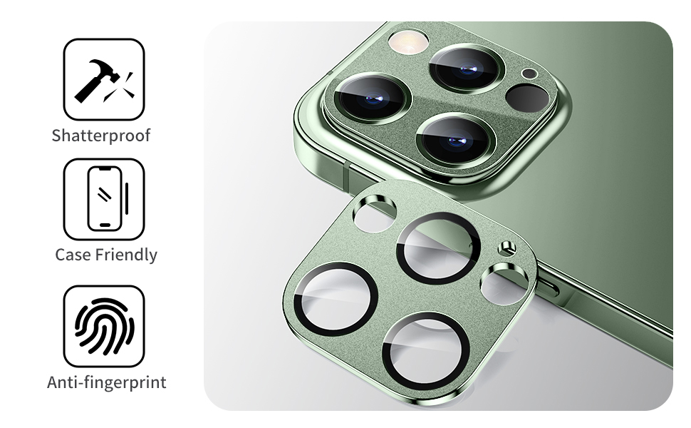 WSKEN for iPhone 13 Pro/iPhone 13 Pro Max Camera Lens