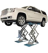 ATLAS Automotive Equipment SLP9K Full-Rise Commercial-Grade Scissors Lift, Open Center Design, 9,...