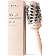 AIMIKE Round Hair Brush, 2.1 inch Nano Ion Thermal Ceramic Tech, Large Round Brush for Blow Dryin...