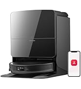 roborock Saros 10R Saugroboter mit Wischfunktion&angebbarem Wischmopp, 7,98cm Ultra-Slim Design, ...