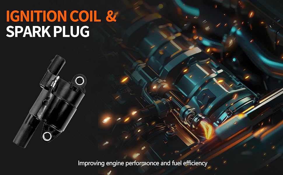 UF414 Round Ignition coil & lridium Spark Plugs , Silverado coil,Suburban coil ,Tahoe coil,GMC coil