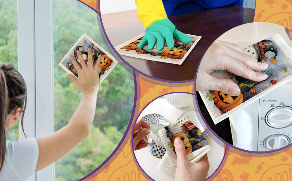 cartoon Swedish Dishcloths