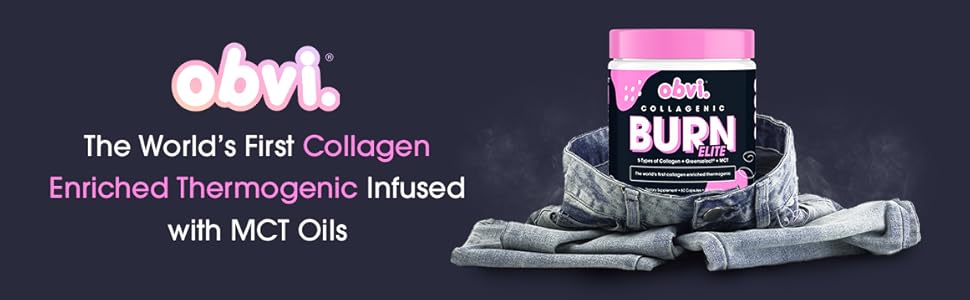 Obvi Collagen Burn Elite Fat Burner Weight Loss Support Thermogenic