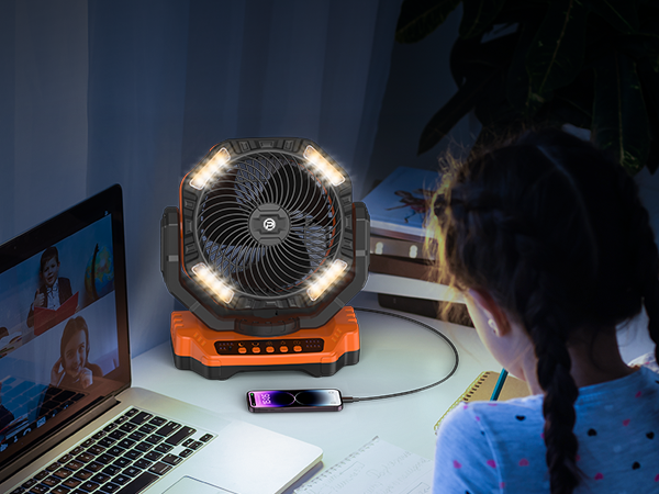 rechargeable fan