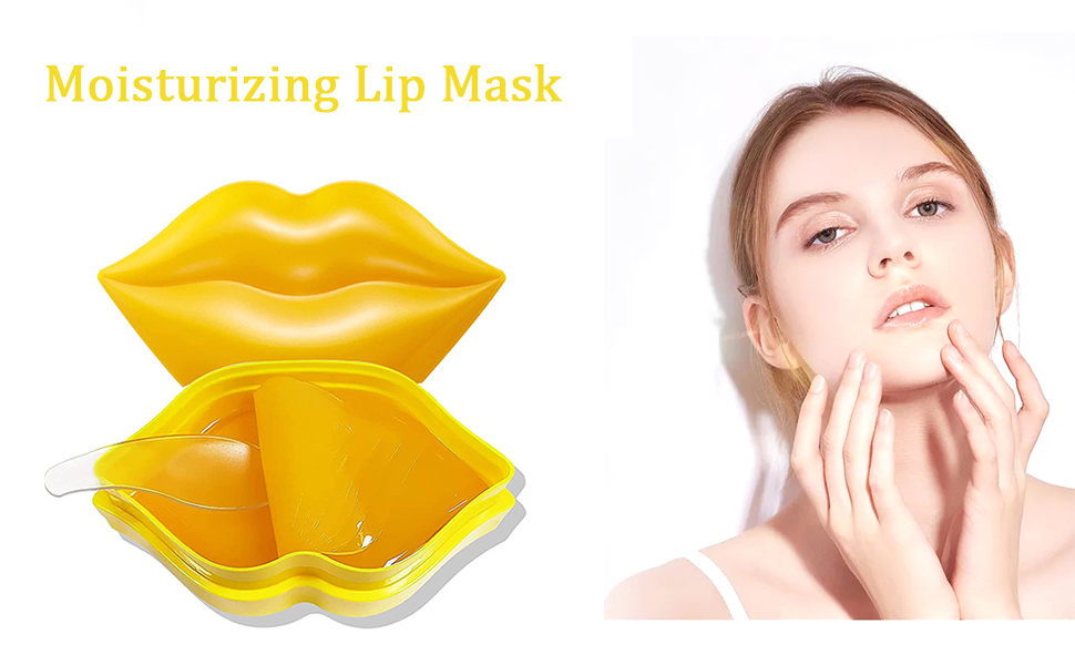 20Pcs Moisturizing Lip Mask, Restores Moisture Lip Care Mask for Dry Lips and Lip