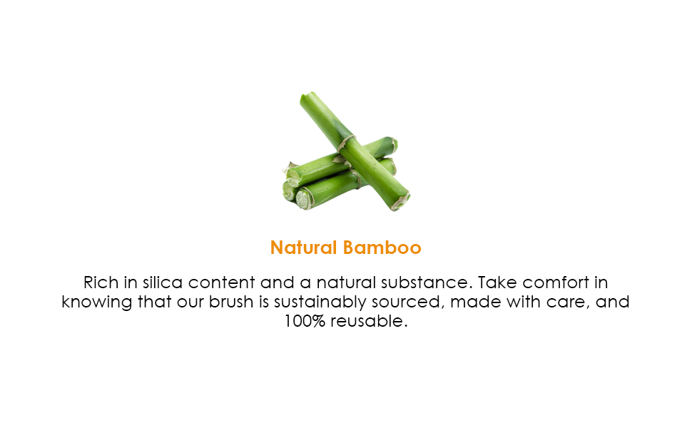 bamboo face brush bamboo skin care products bamboo reusable product bamboo brush kabuki brush