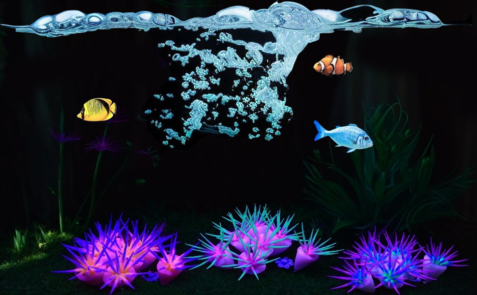 Glowing Effect Fish Tank Aquarium Decorations