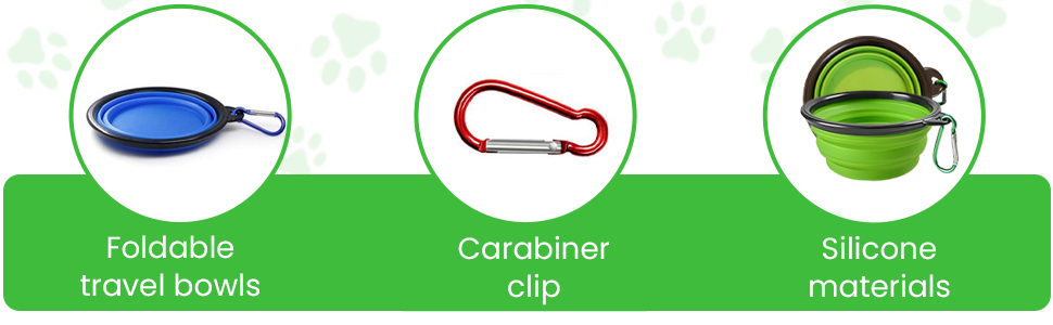 Holds both Water and Food. Made from Premium Quality Food Grade Silicone