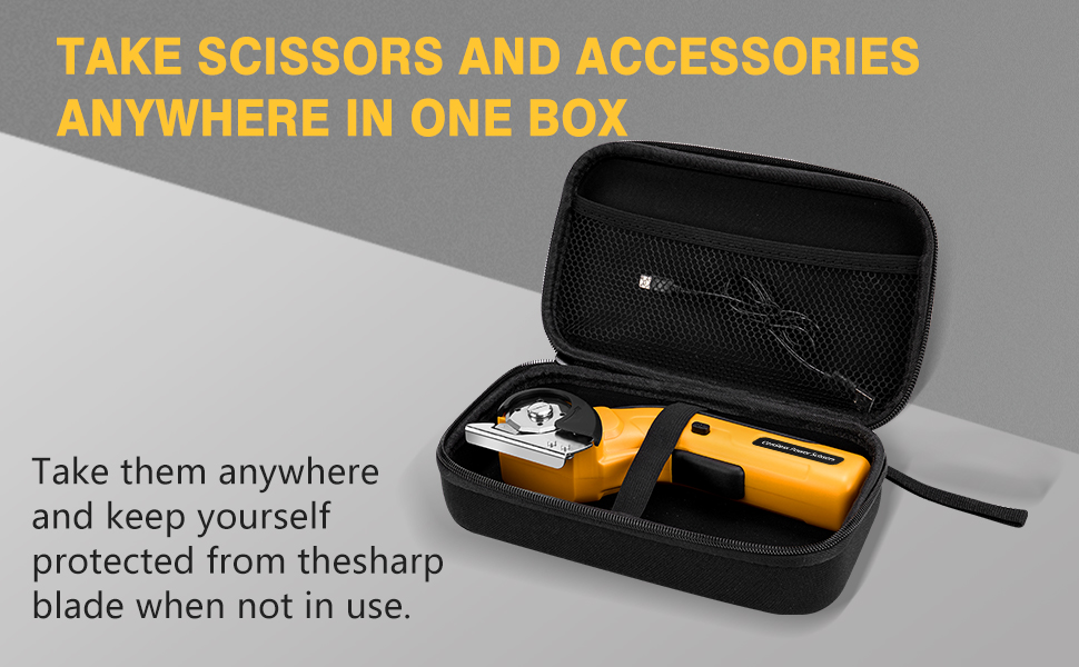 Cloth Electric Scissors Cordless USB Rechargeable Cutter Portable DIY