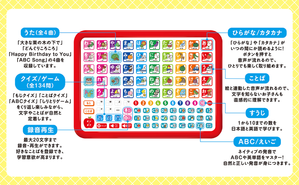 Amazon.co.jp: あいうえおABCタブレット 特別限定(おためし
