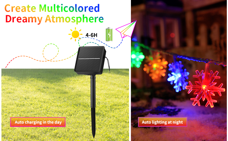 christmas snowflake lights