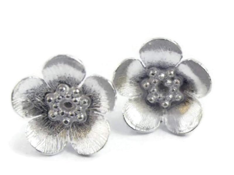 Buttercup Sterling Silver Stud Earrings