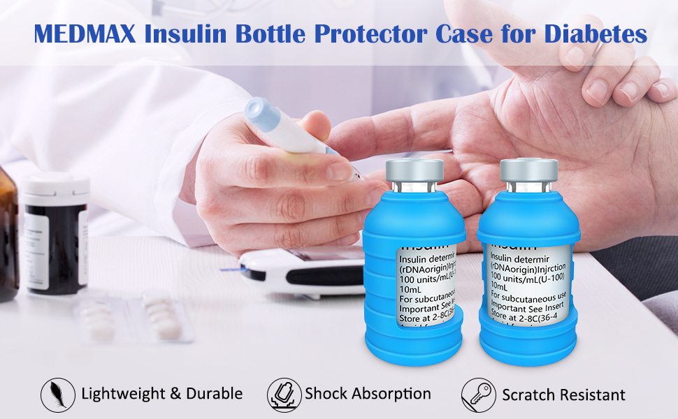 Insulin vial bottle protector case