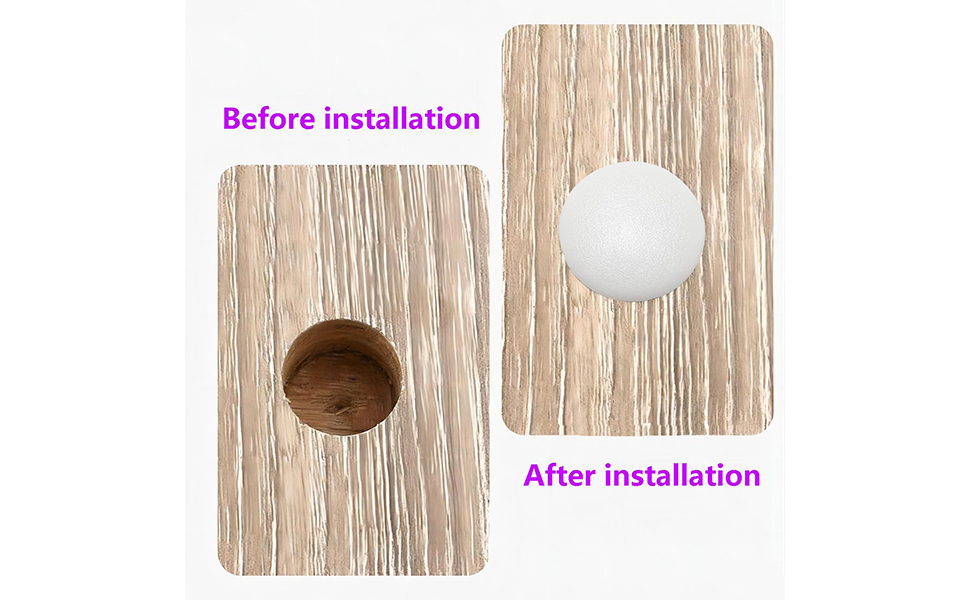 Qrity 25 Pieces Round Button Plugs, Drill Hole Cover Caps, Plastic Hold