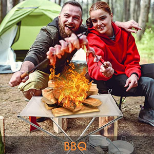 camping fire pit portable