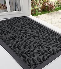 black door mat