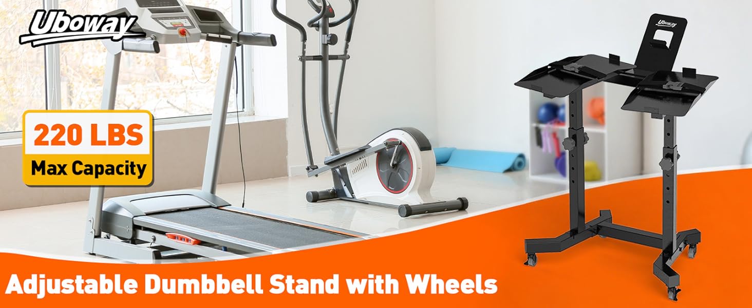 adujstable dumbbell satand