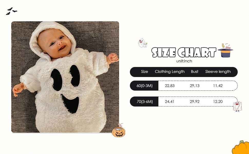 Infant Baby Girl Boy Halloween Outfits