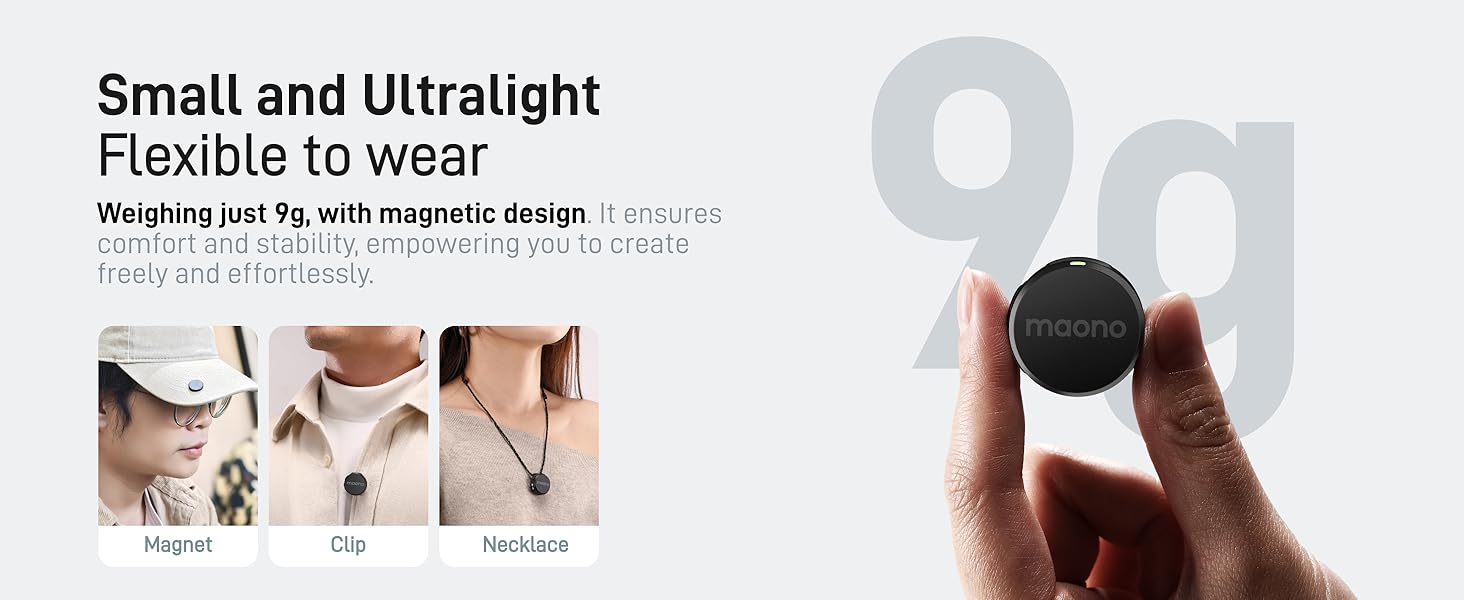 Small and Ultralight Flexible to wear
