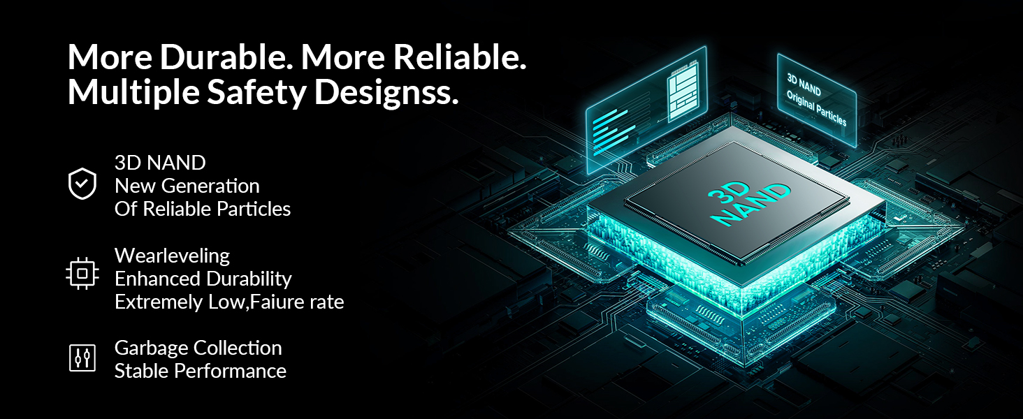 PHIXERO P500 SSD festplatte Intern 256GB 3D NAND,2.5 inch