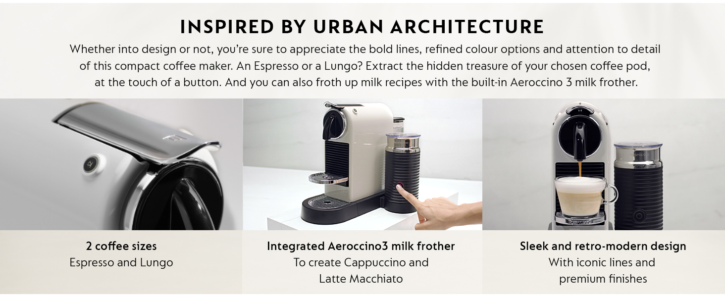 Nespresso CitiZ & Milk 11317 Coffee Machine by Magimix, Black 13 magimix nespresso citiz