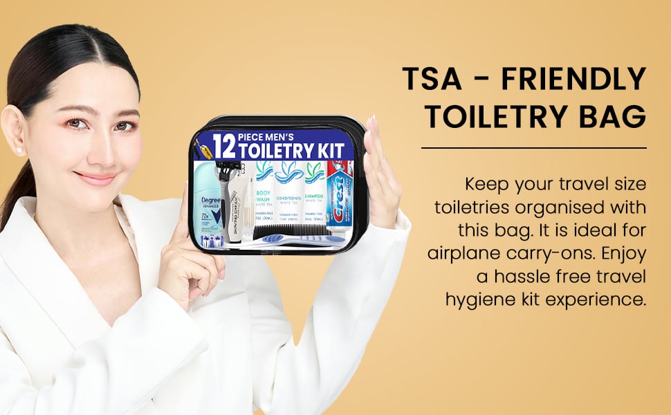 Toiletry kit for men