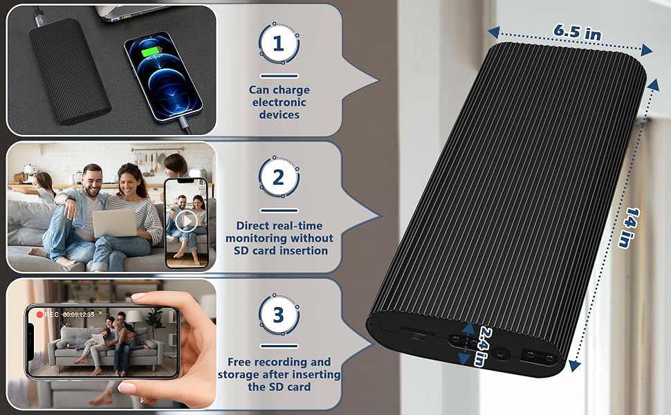 power bank wifi camera WH119 2