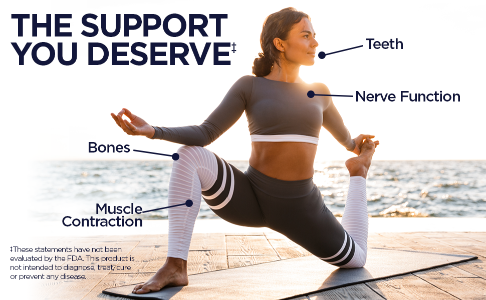 KAL Calcium Citrate Strong Bones, Teeth, Nerve Function, Muscle Contraction