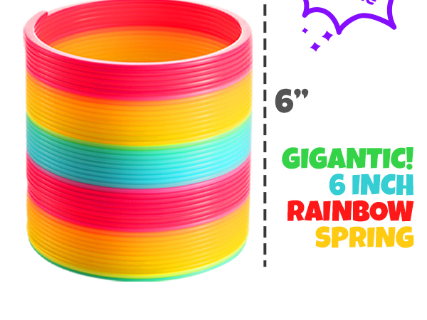 Jumbo Rainbow Coil Spring Toy