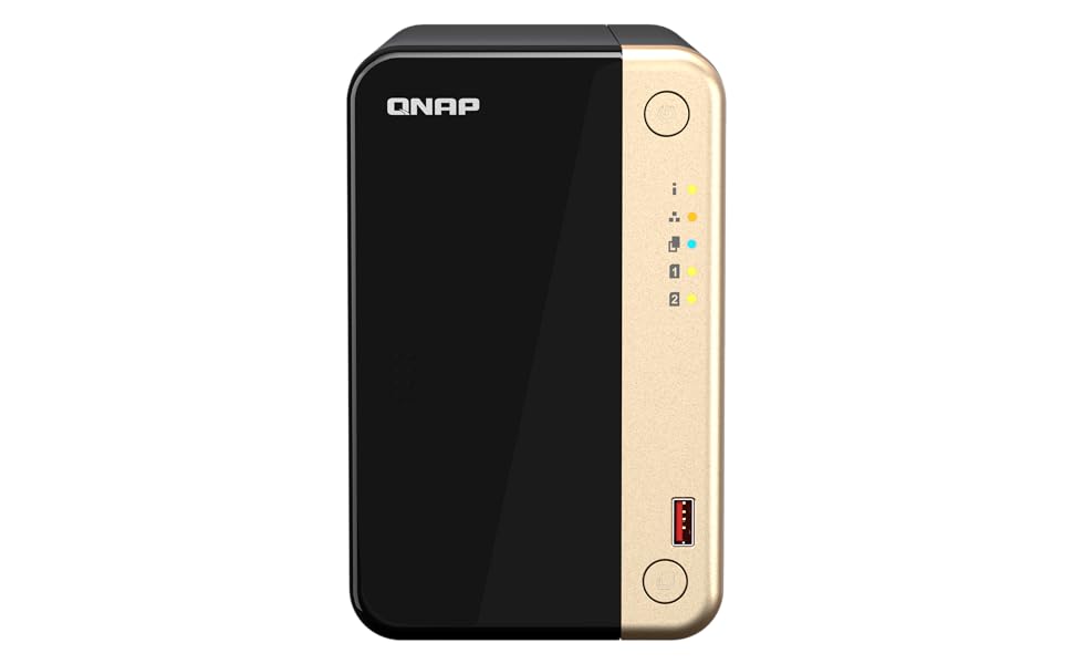 QNAP TS-264 8GB RAM 2ベイNAS QNAP TS-264 2-Bay High-Performance Desktop NAS Model TS-264